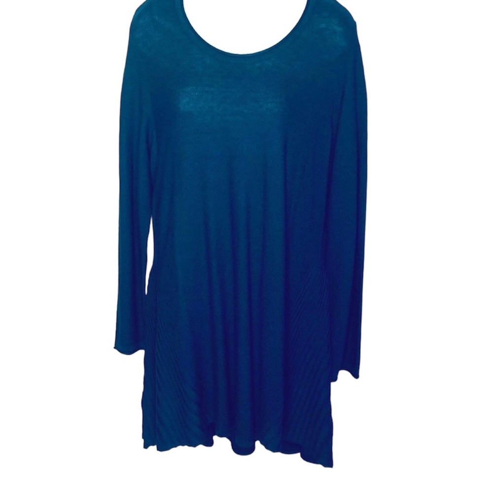 Style & Co Sweater Dress or Tunic Steel Blue L